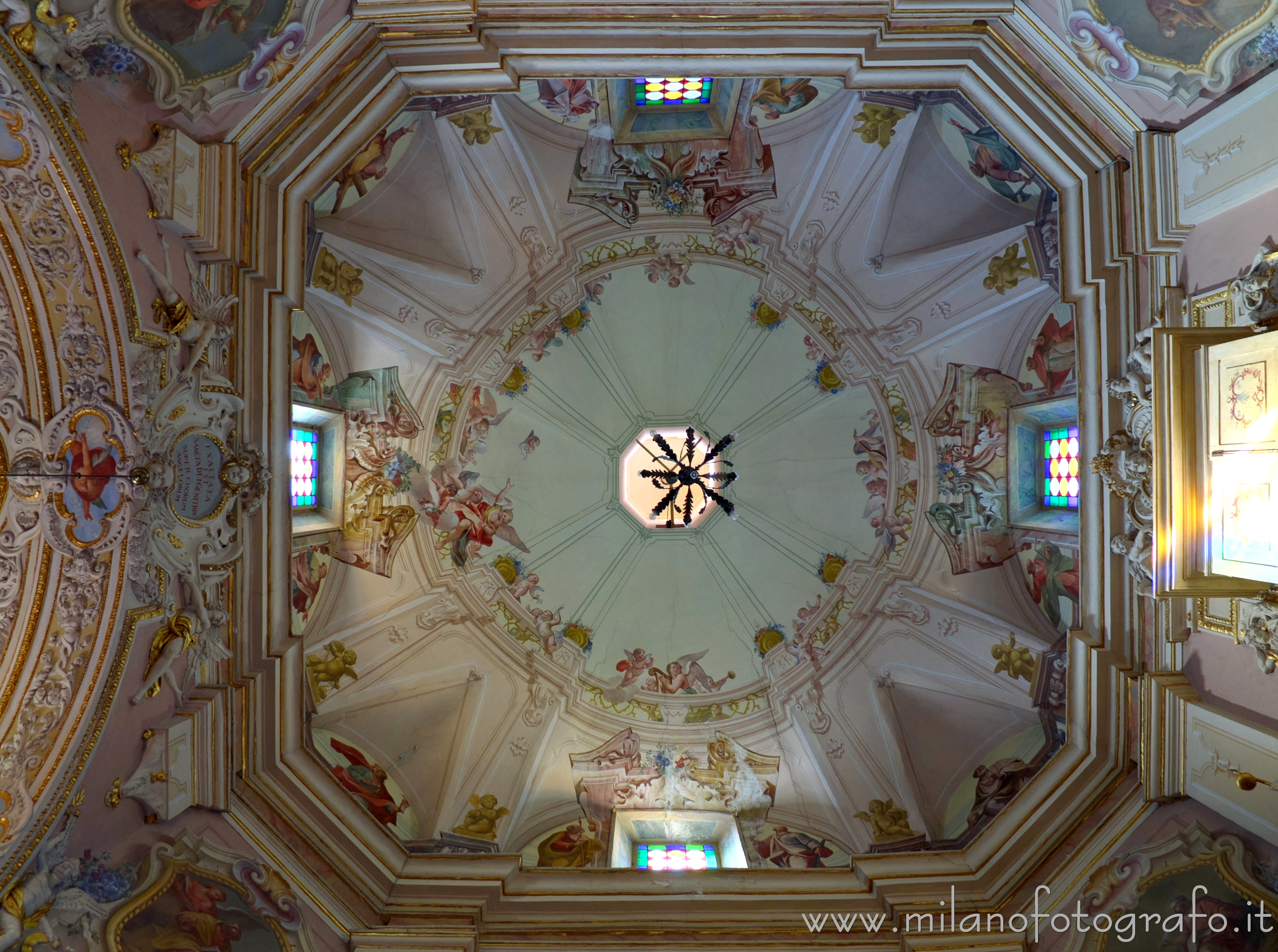 Mandello del Lario (Lecco, Italy) - Vault of the Sanctuary of the Blessed Virgin of the River